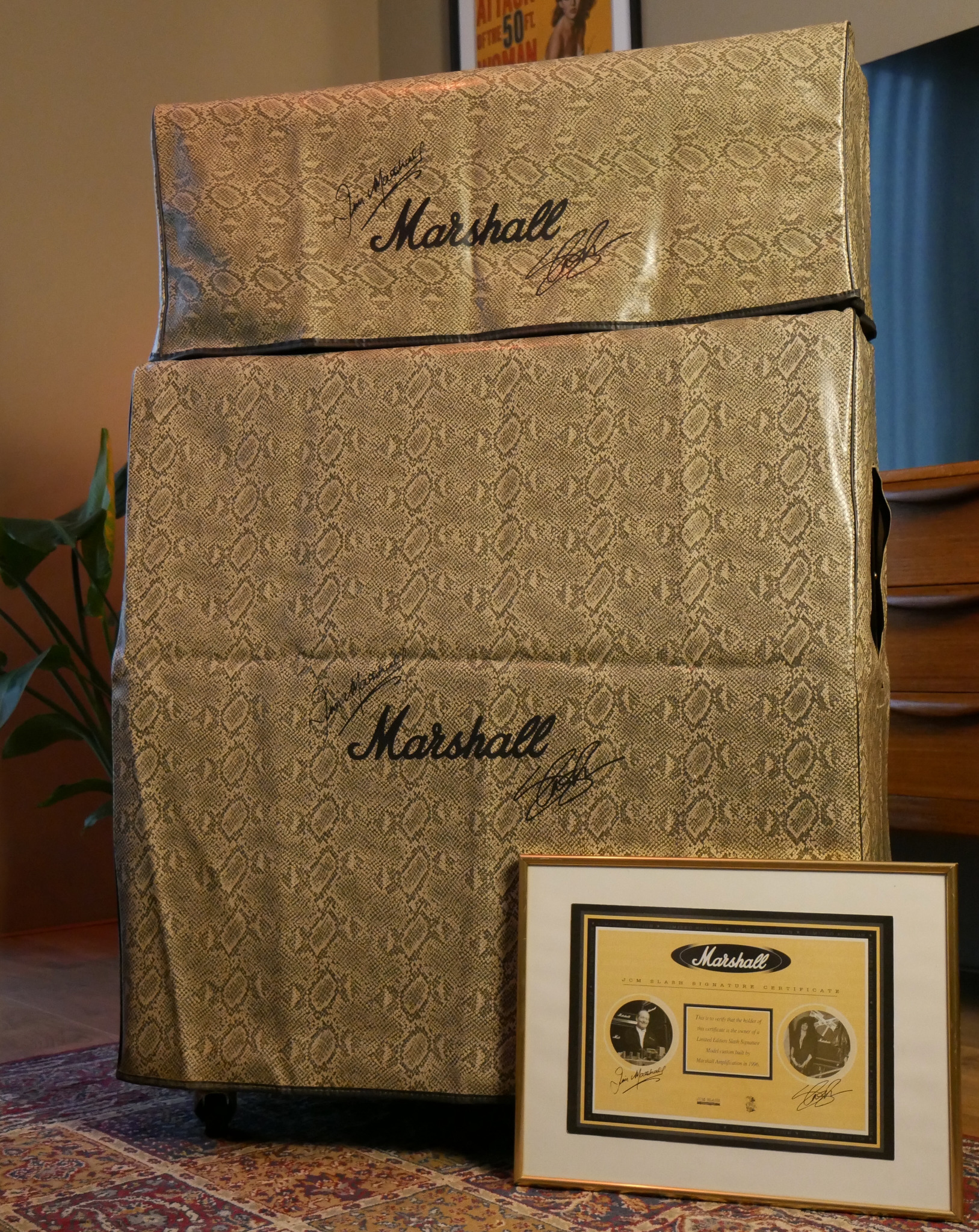 Additional view of the Marshall 2555SL half stack, photo 2