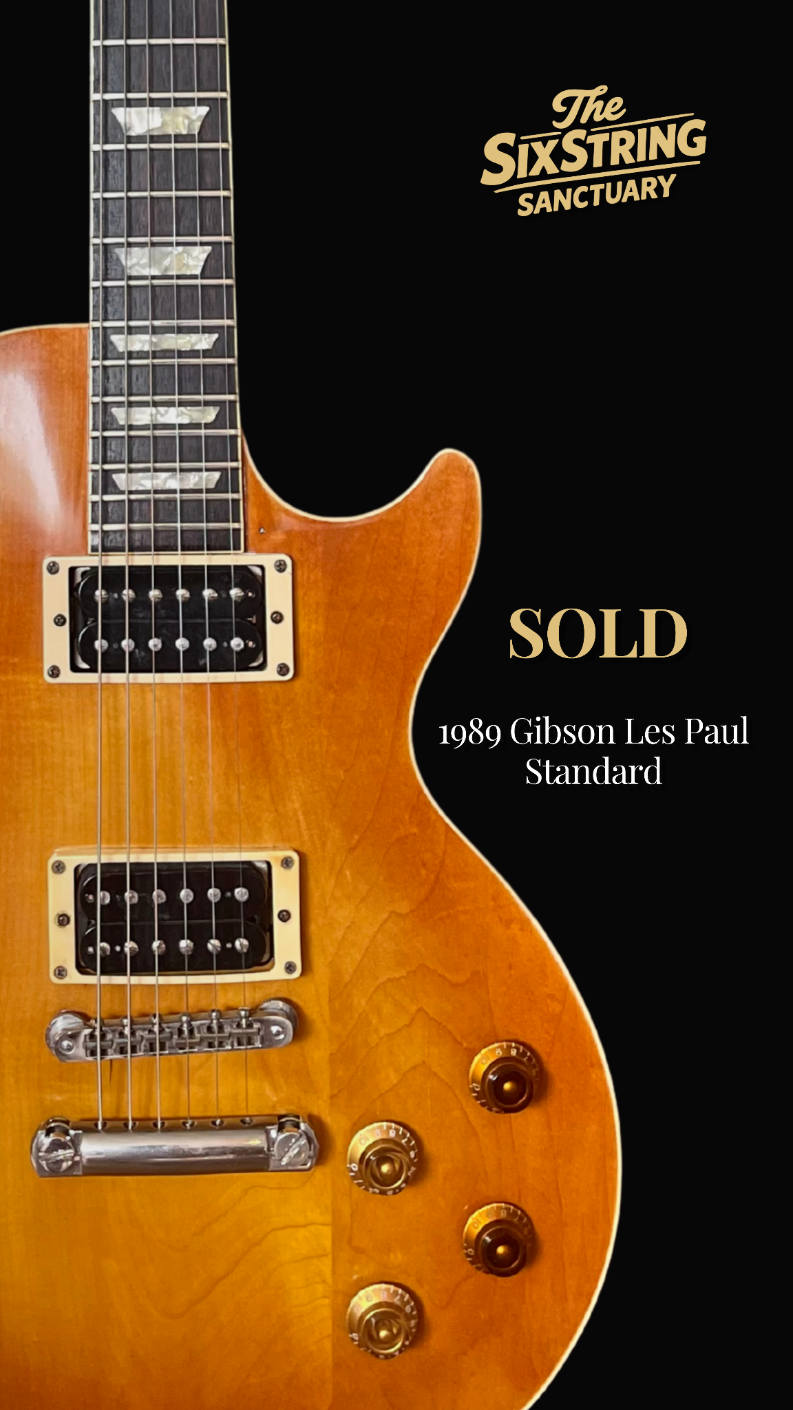 Sold 1989 Gibson Les Paul Standard